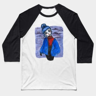 Blue mood Baseball T-Shirt